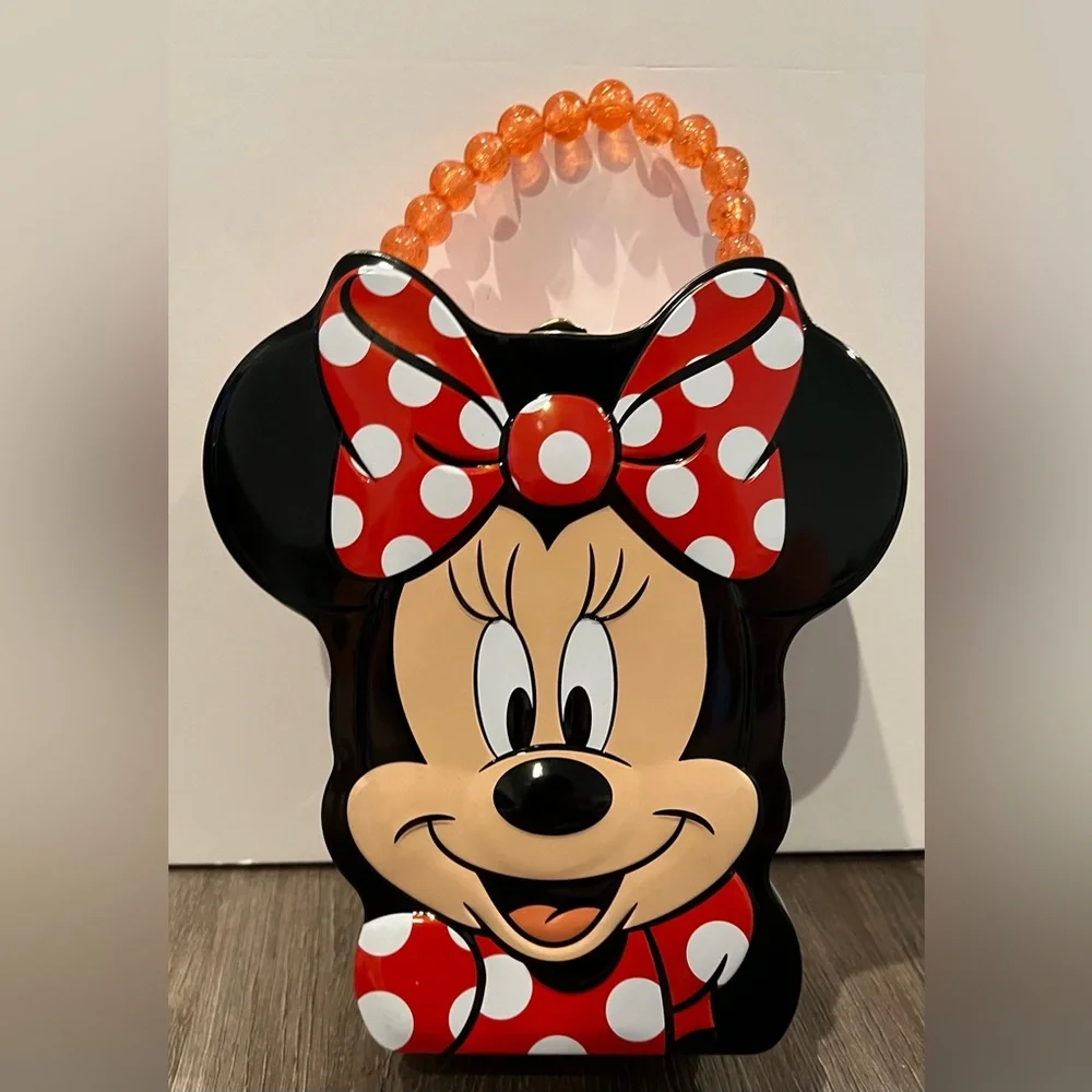NEW- Disney Minnie Mouse Tin Box - Picture 1 of 7